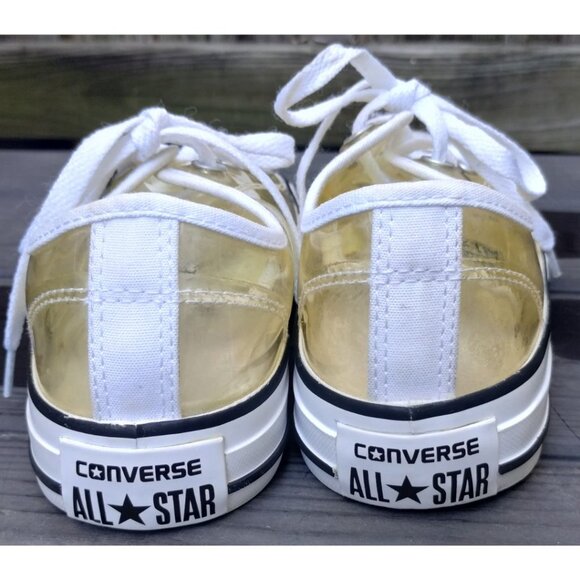 Clear Converse All*Stars Low-Tops (Women's 8 - Men's 6) - Picture 3 of 8